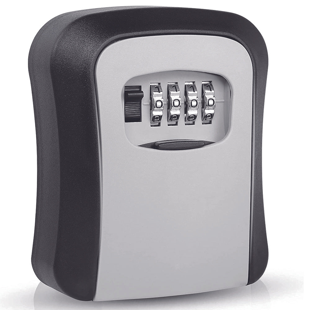 Waterproof Key Lock Box Portable Combination Lockbox for House & Car Keys
