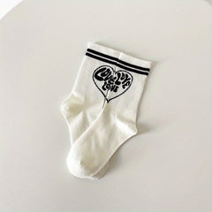 Graffiti Crew Socks Cotton Sports Socks