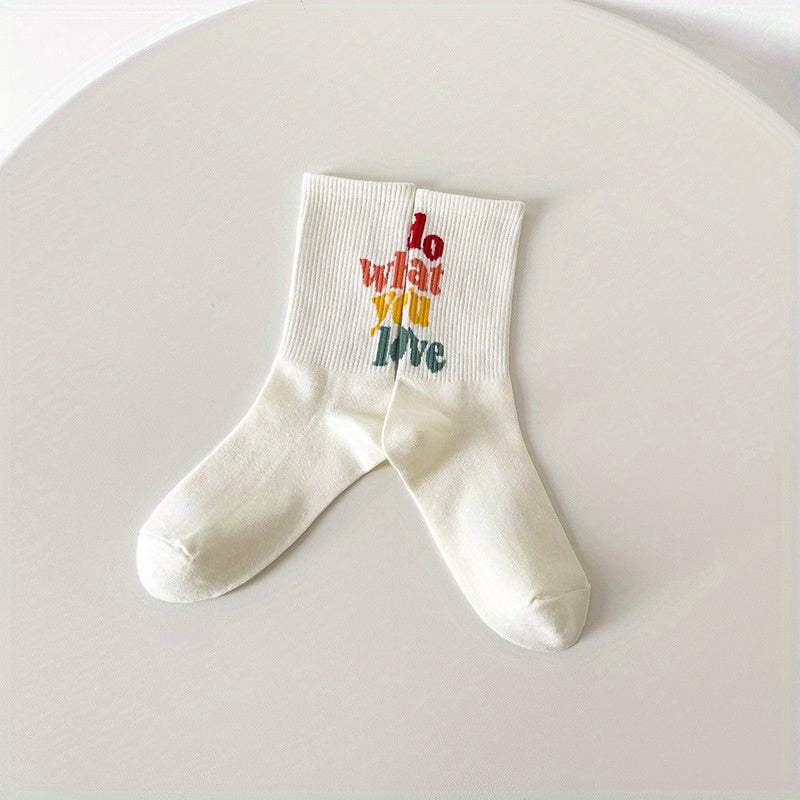 Graffiti Crew Socks Cotton Sports Socks