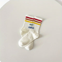 Graffiti Crew Socks Cotton Sports Socks