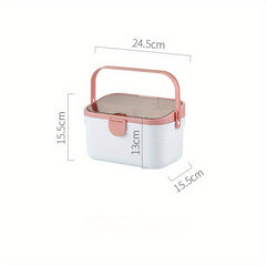 Large Capacity Medicine Box Plastic Storage Double Layer Portable