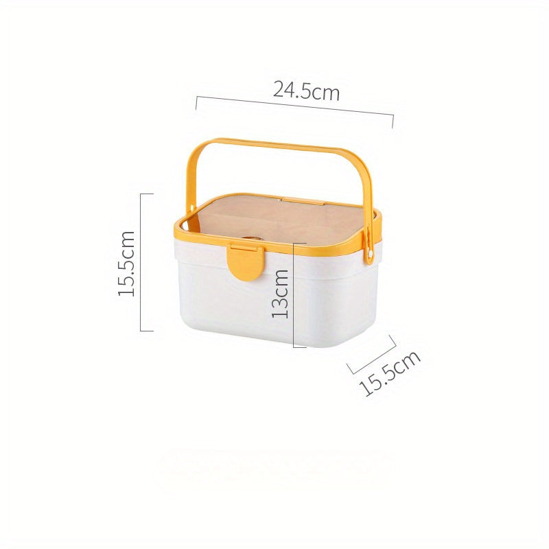 Large Capacity Medicine Box Plastic Storage Double Layer Portable