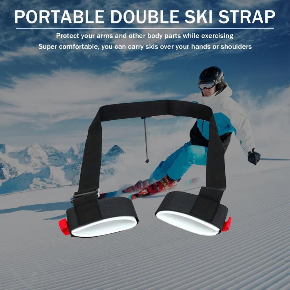 Skiing Pole Shoulder & Hand Carrier Skiing Handle Strap