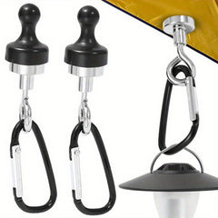 2pcs Magnetic Hooks Outdoors Tent Camping Light Hook Magnet Hanger
