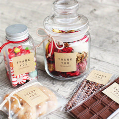 60pcs Thank You Sealing Stickers for Baking Packaging Bags