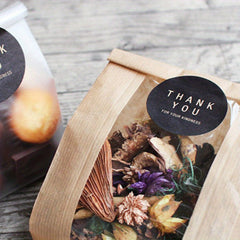 60pcs Thank You Sealing Stickers for Baking Packaging Bags