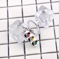 Creative Traffic Light Keychain Keyring Funny Key Chain Charm Pendant Ornament