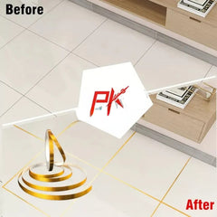 5pcs 3D Wallpaper Sticker Wall Sticker Home Decoration Golden Tile Sticker