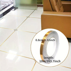 5pcs 3D Wallpaper Sticker Wall Sticker Home Decoration Golden Tile Sticker