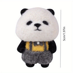 Wool Needle Felting Kit for Beginners - DIY Panda Needle Felting Kits