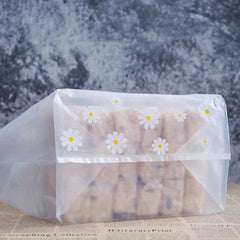50pcs Die Cut Plastic Merchandise Shopping Bags With Handle Gift Bag