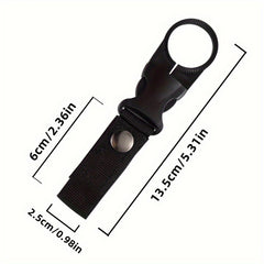 Nylon Keychain Water Bottle Clip Backpack Hanging Key Chain Cup Holder