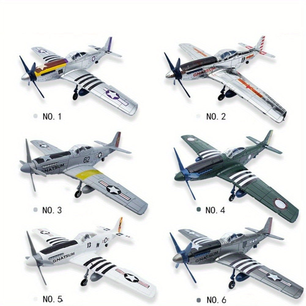 1/48 Model P51 Fighter Plane Quick Assembly Toy
