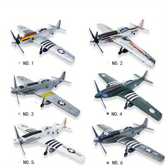 1/48 Model P51 Fighter Plane Quick Assembly Toy