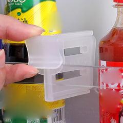 4pcs Fridge Dividing Clips Telescopic Partition Divider