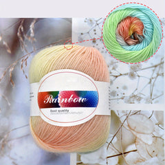 5pcs Wool Colored Yarn for Scarf Shawl Sweater Doll