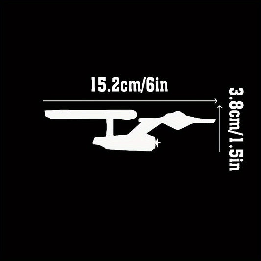 Enterprise Starship Space Car Sticker Laptop Bottle Decal