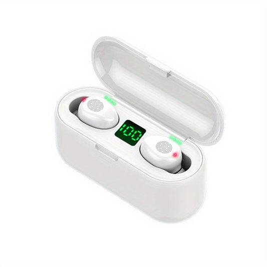 Waterproof Hifi Stereo Headset With LED Display Case