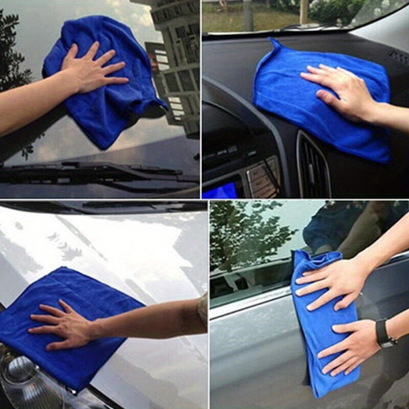 10pcs Microfiber Car Cleaning Towel for Automobile Motorcycle Washing