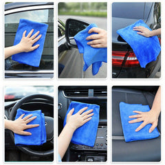 10pcs Microfiber Car Cleaning Towel for Automobile Motorcycle Washing