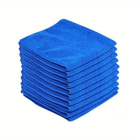 10pcs Microfiber Car Cleaning Towel for Automobile Motorcycle Washing