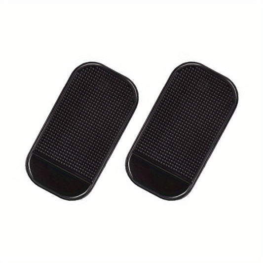 2pcs Car Anti Slip Pad Silicone Mobile Phone Sunglasses Non Slip Mat Dashboard