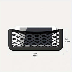 Car Storage Bag Net Pocket Phone Holder Car Accessories