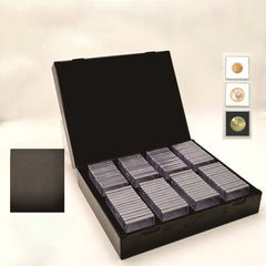 100pcs Small Square Box Coin Coin Adjustable Inner Ring Square Box 30mm