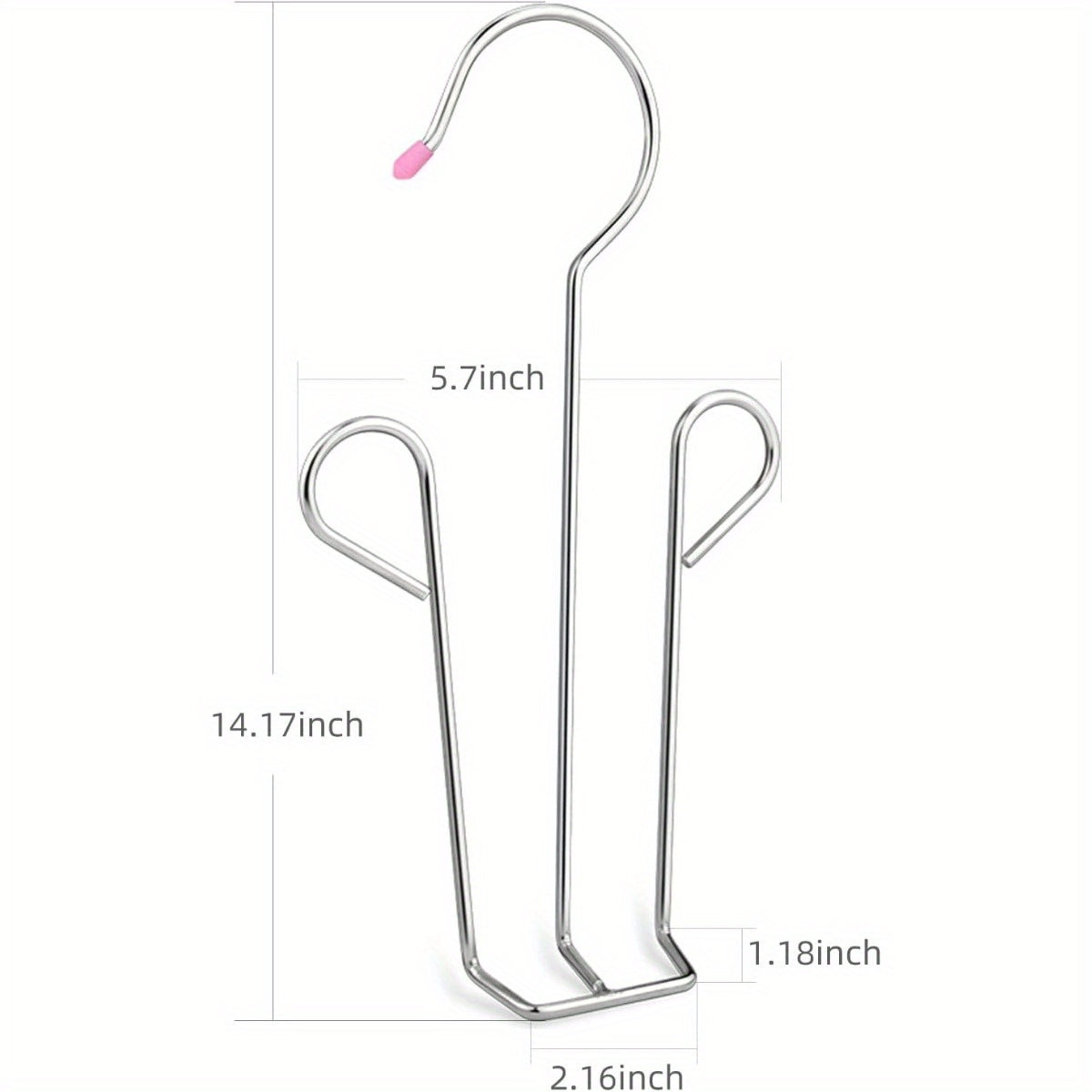 3pcs Hanging Metal Shoe Storage Hanger Anti-deformation Organizer