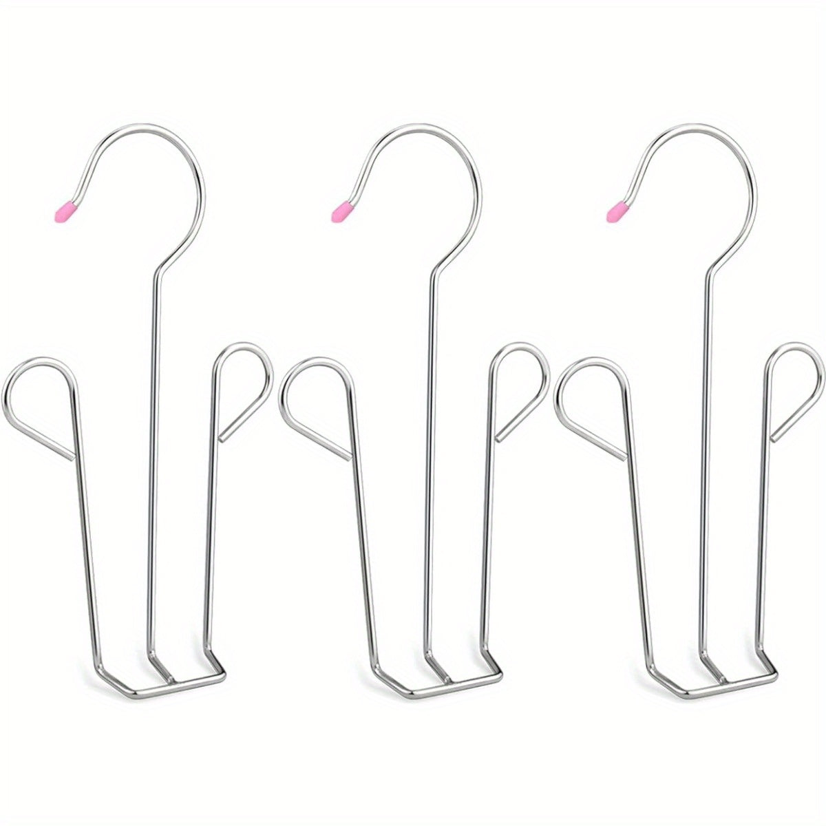 3pcs Hanging Metal Shoe Storage Hanger Anti-deformation Organizer