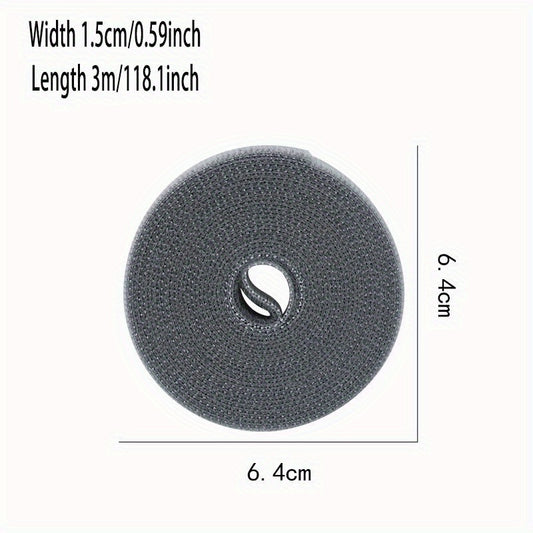 Adjustable Data Cable Tie 59in-118.1in With Magic Sticker