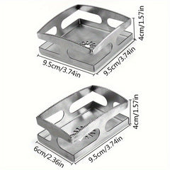 Serrated Square Rectangle Groove Tool for Woodworking