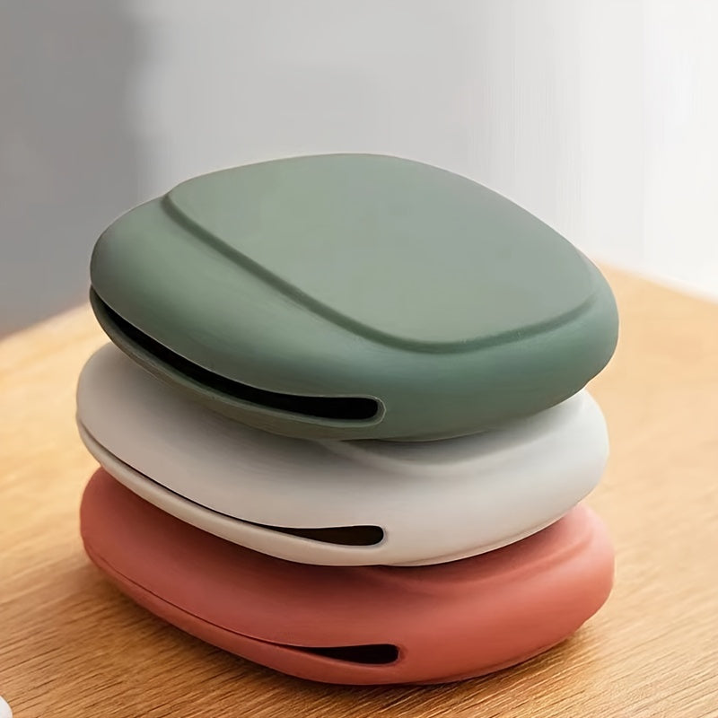 Silicone Earphone Cable Organizer Data Cable Storage Case Mini Key Box
