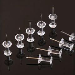 200 Transparent I-shaped Nails for Cork Cards