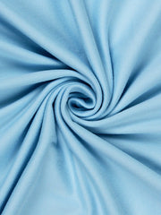  Cartoon Cat Print Long Sleeve Round Neck Nightdress