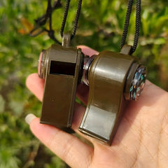 3 In 1 Emergency Survival Whistle Compass Thermometer Outdoor Sports Camping