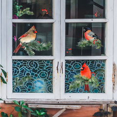 Three Birds Window Sticker Wall Decoration Self-adhesive