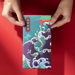 6pcs Classic Spring Lucky Money Blessing Chinese Red Envelopes