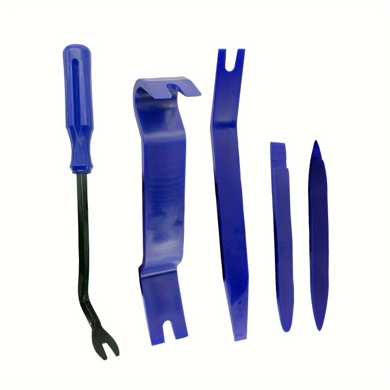 5pcs Car Interior Removal Tool Kit Pry Tool Set Door Cleats Audio Dashboard Repa