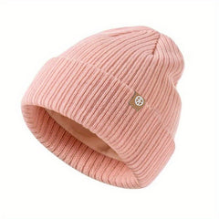 Children's Outdoor Knitted Ear Protection Hat for Autumn and Winter