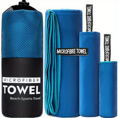 Sports Microfiber Quick Drying Towel - Gym, Pool, Yoga