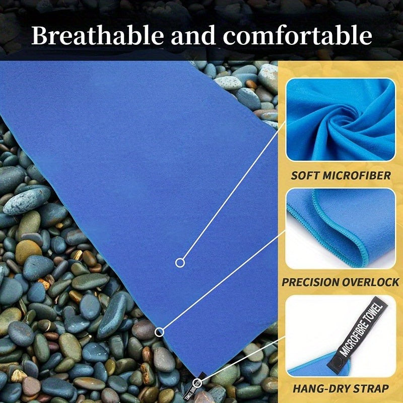 Sports Microfiber Quick Drying Towel - Gym, Pool, Yoga