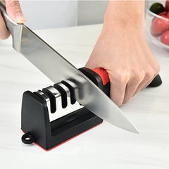 Professional Kitchen Knife Sharpener 4 Stages Whetstone Tool