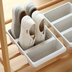 Plastic Shoe Storage Container for 3 Pairs of Shoes