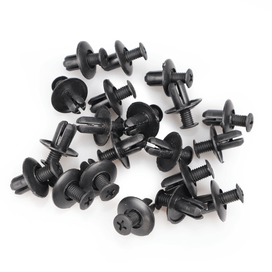 50pcs Car Plastic Rivets Fastener 8mm Hole Push Clip Trim Panel Retainer Clips