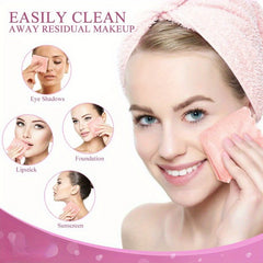 20pcs Reusable Soft Facial Cleansing Towels, Microfiber 7x7inch