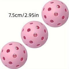 4pcs Durable Outdoor Pickleball 40 Hole Pickleball For Outdoor Play