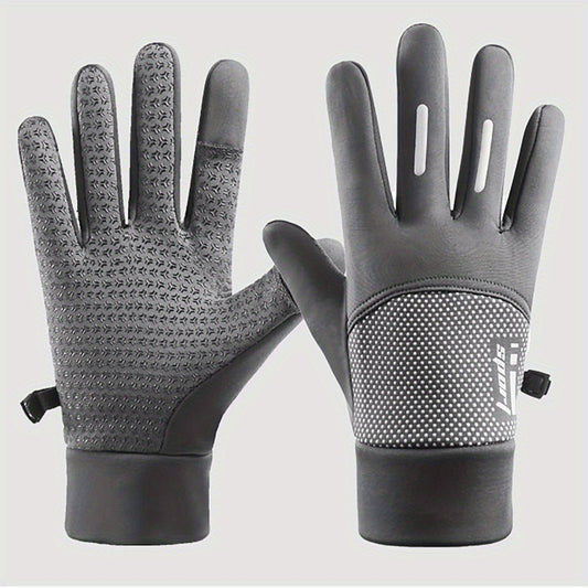 Waterproof Silicone Anti-Slip Winter Gloves Touchscreen