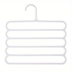 1pc Pants Hangers Space Saving S Type Plastic Clothes Pants Hangers