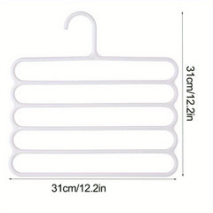 1pc Pants Hangers Space Saving S Type Plastic Clothes Pants Hangers